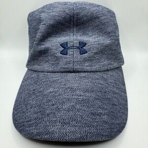 Under Armour Womens UA Free Fit Hat Blue Heather Microthread Adjustable Cap